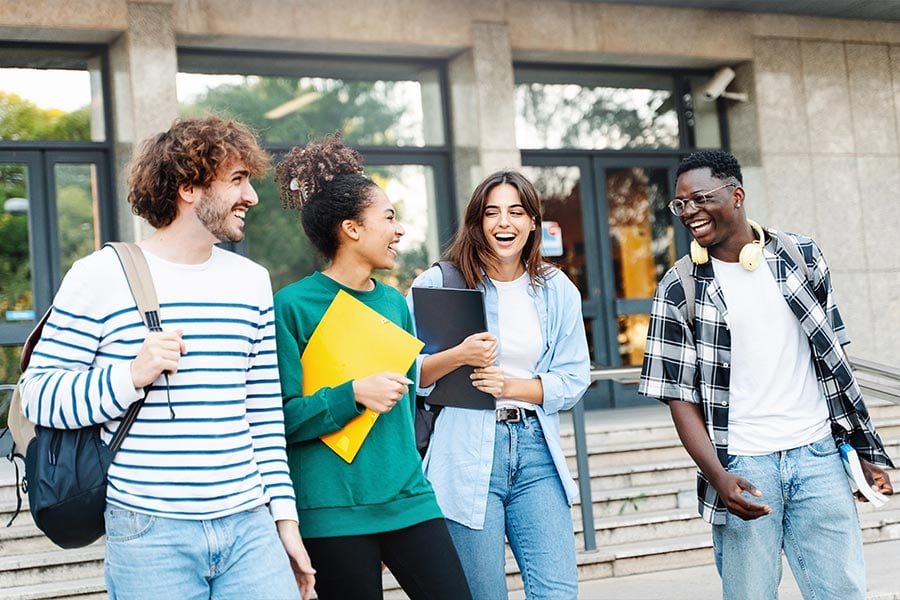 students-laughing